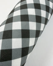 Cargar imagen en el visor de la galería, Tela de encuadernar VICHY blanco y negro 31