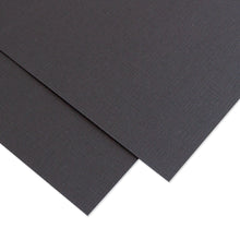 Cargar imagen en el visor de la galería, Cartulina PREMIUM Textura Tela 12"x12" negro
