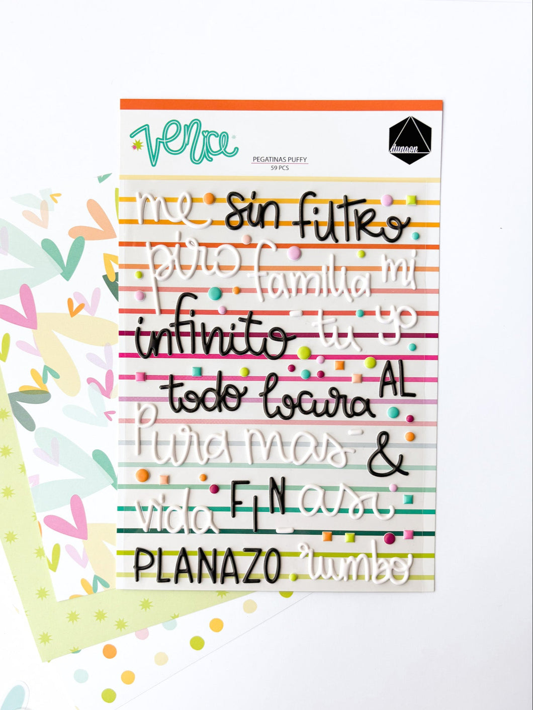 Pegatinas Puffy VENICE palabras ESP