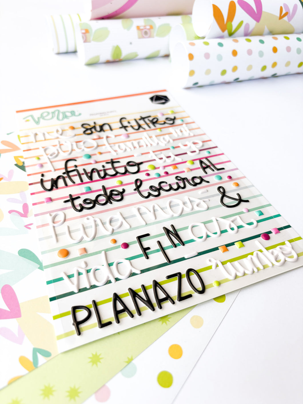 Pegatinas Puffy VENICE palabras ESP