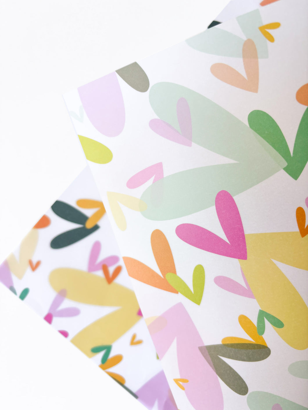 Vellum corazones multicolor Venice