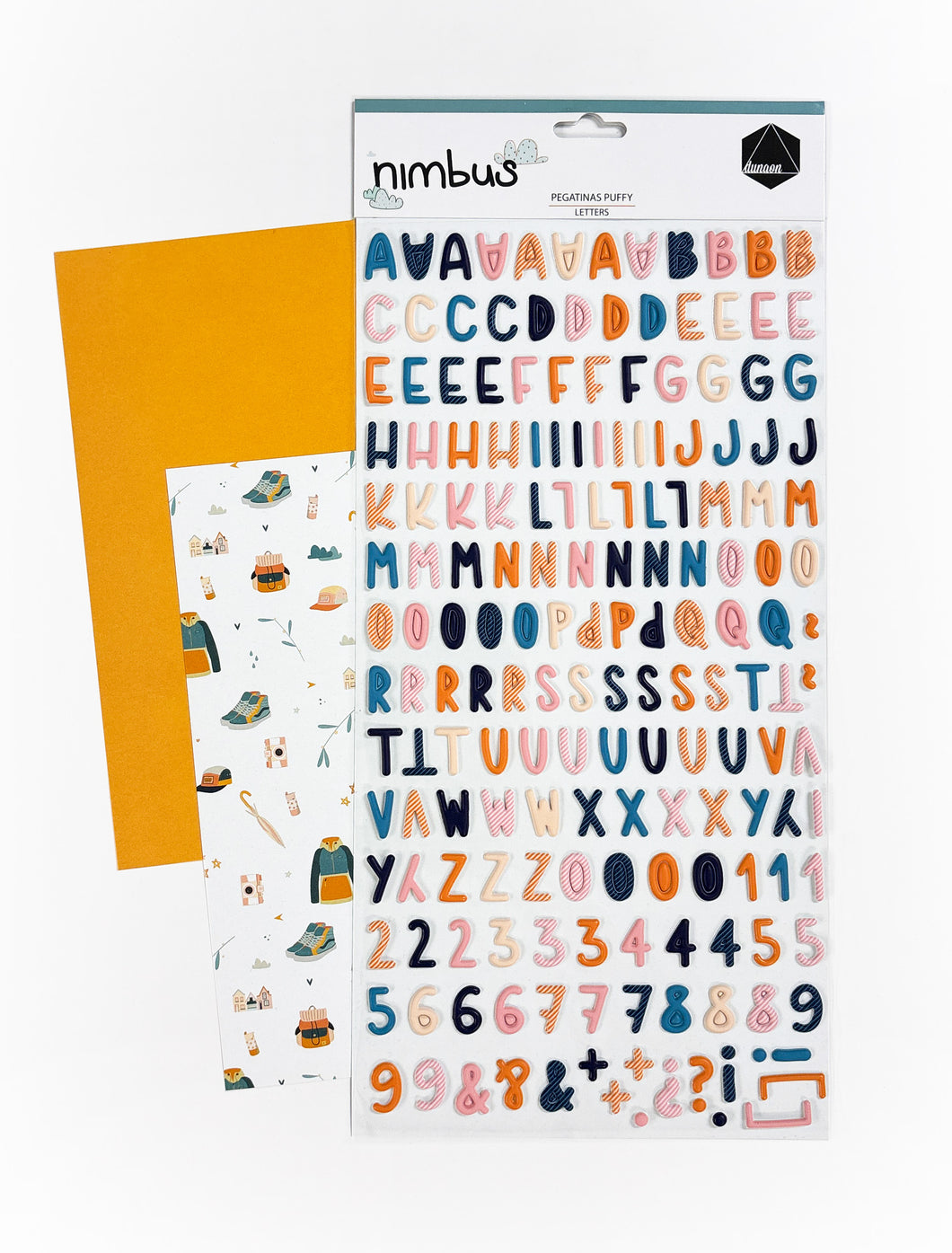 Abecedario Puffy Nimbus
