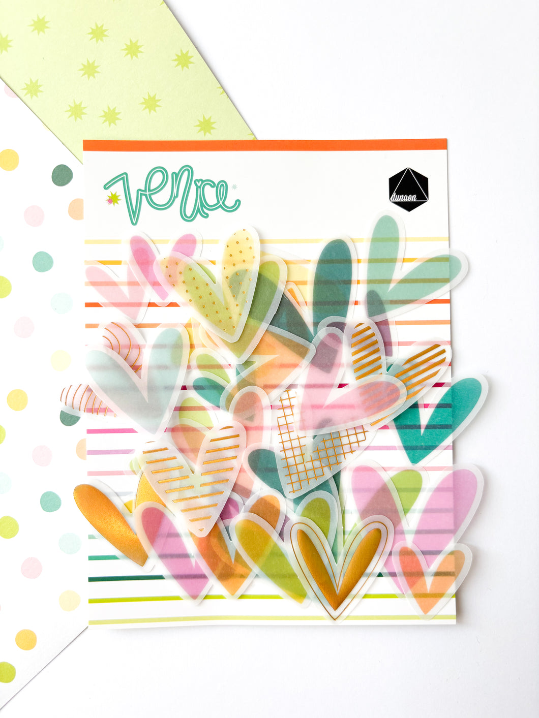 Diecuts vellum con foil VENICE