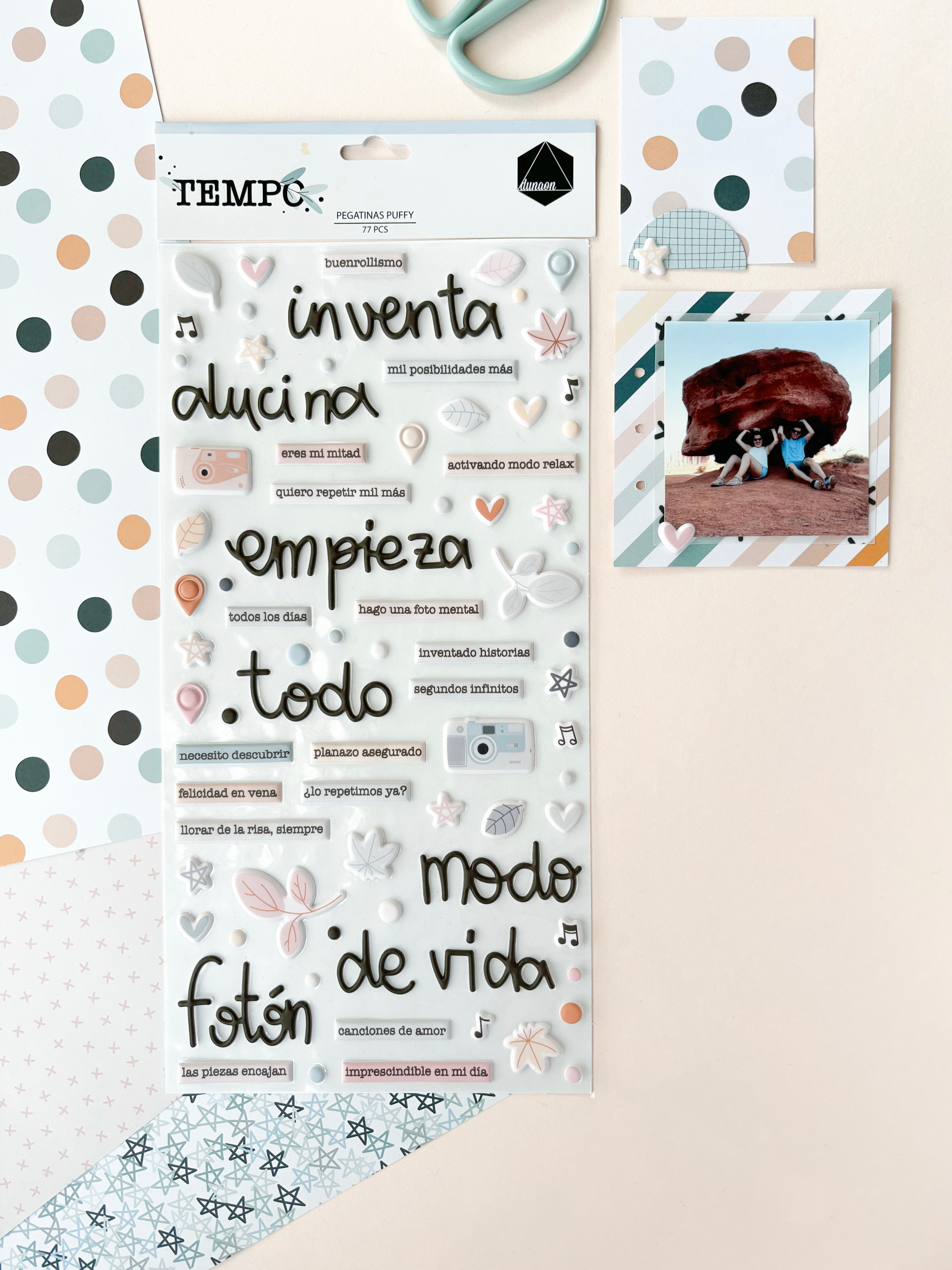 Pegatinas Puffy TEMPO